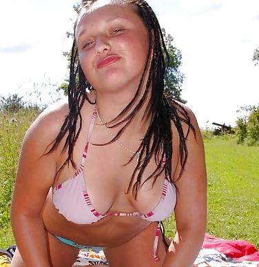 25P Estonian teens-02 beach bra panties party