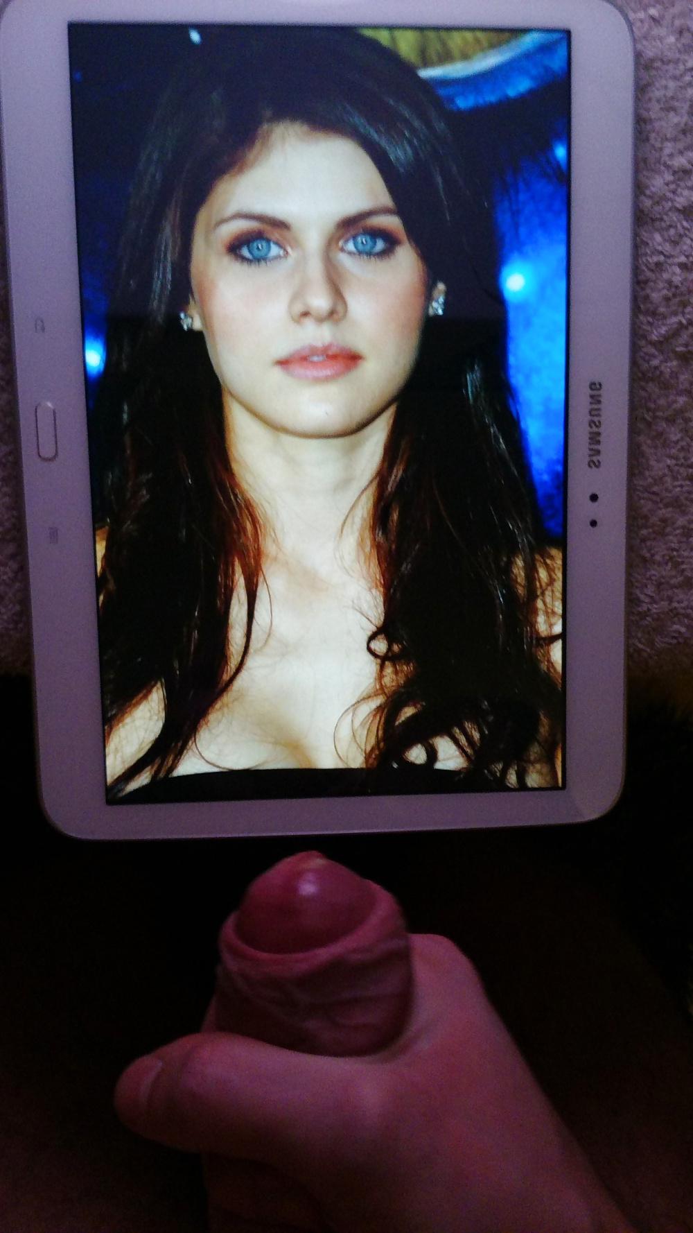25P Cum on Alexandra Daddario