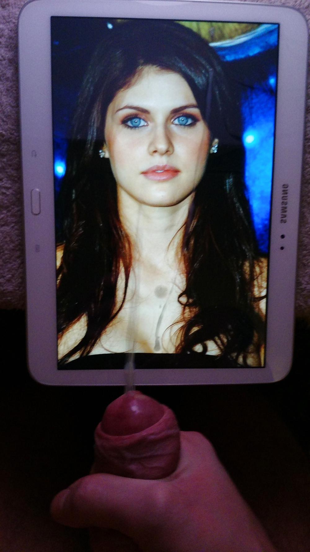 25P Cum on Alexandra Daddario