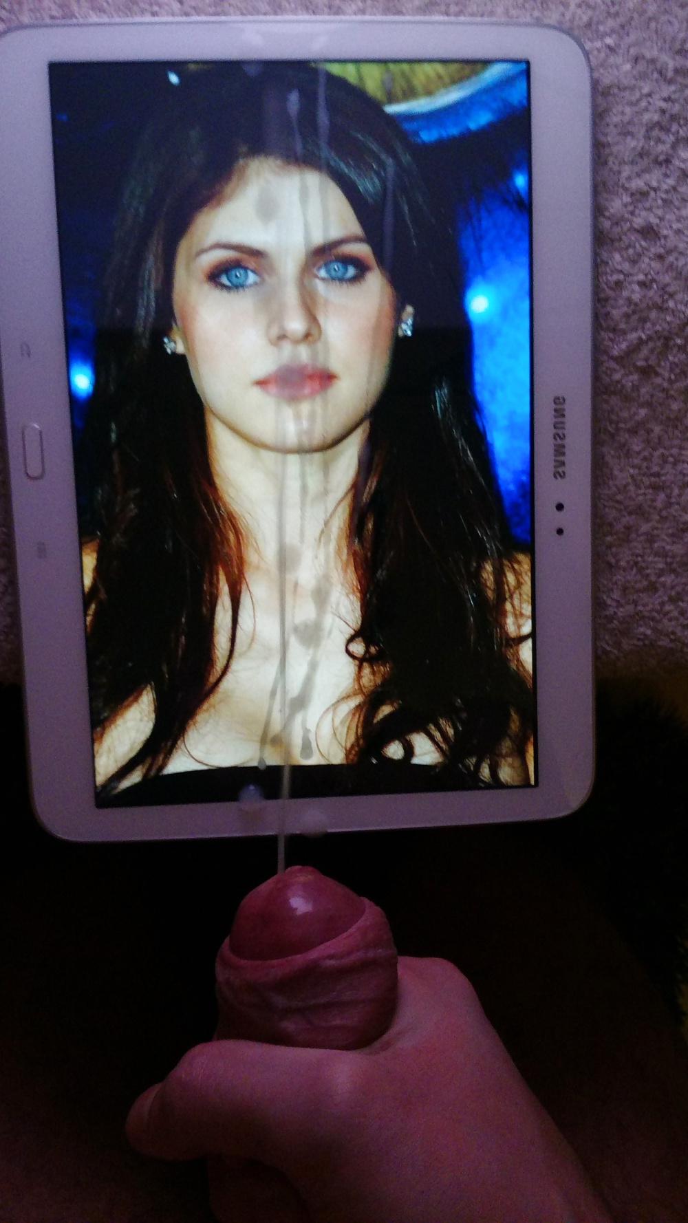 25P Cum on Alexandra Daddario