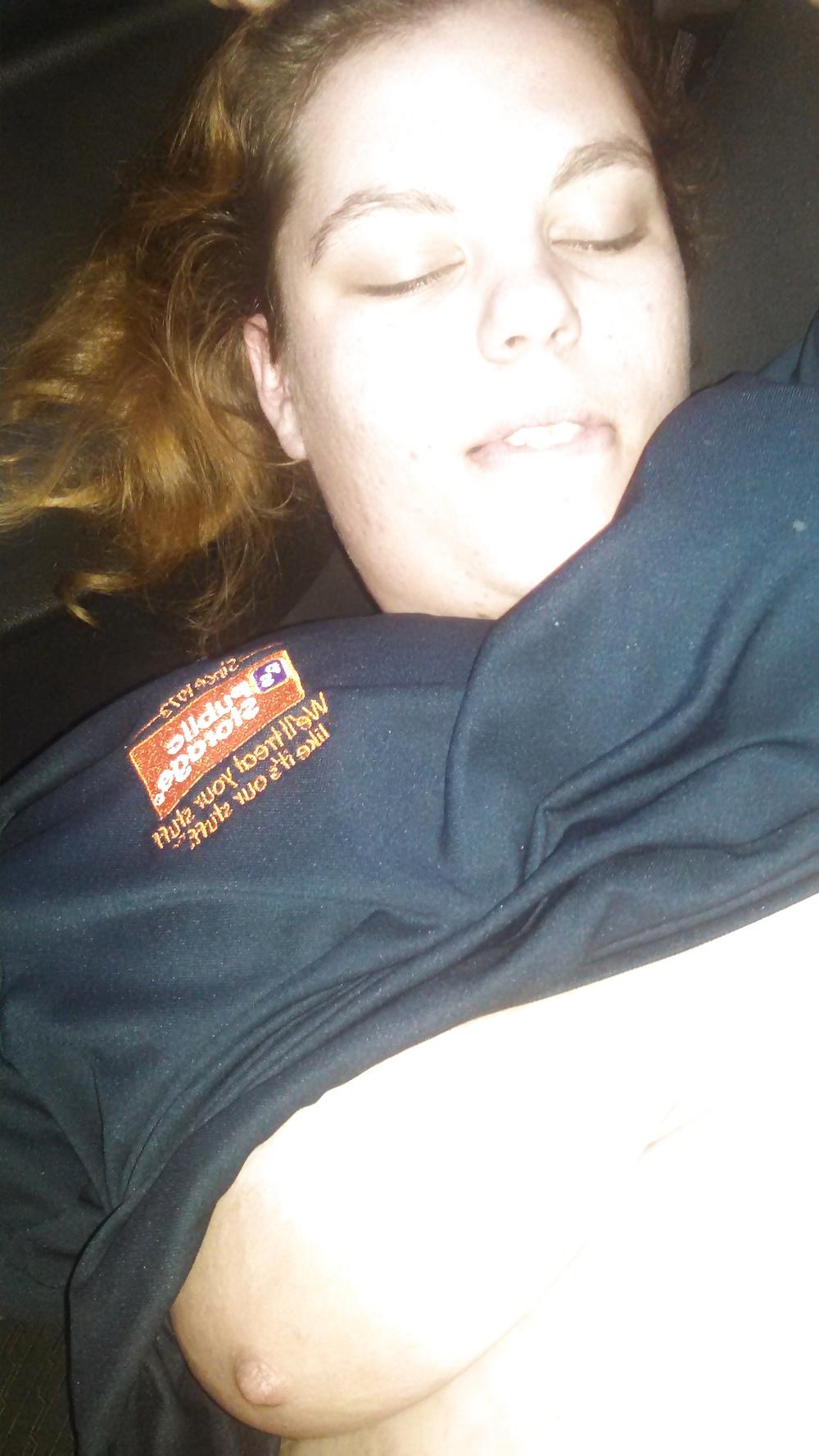8P Cheating chubby wife from public storages 
