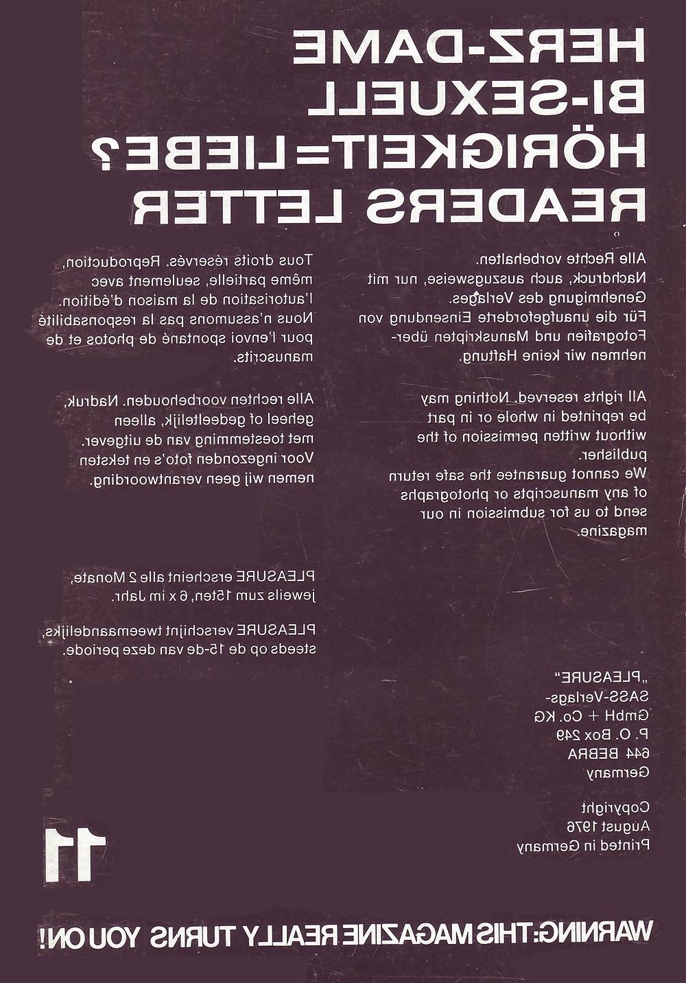 25P Pleasure 011 Porno magazine