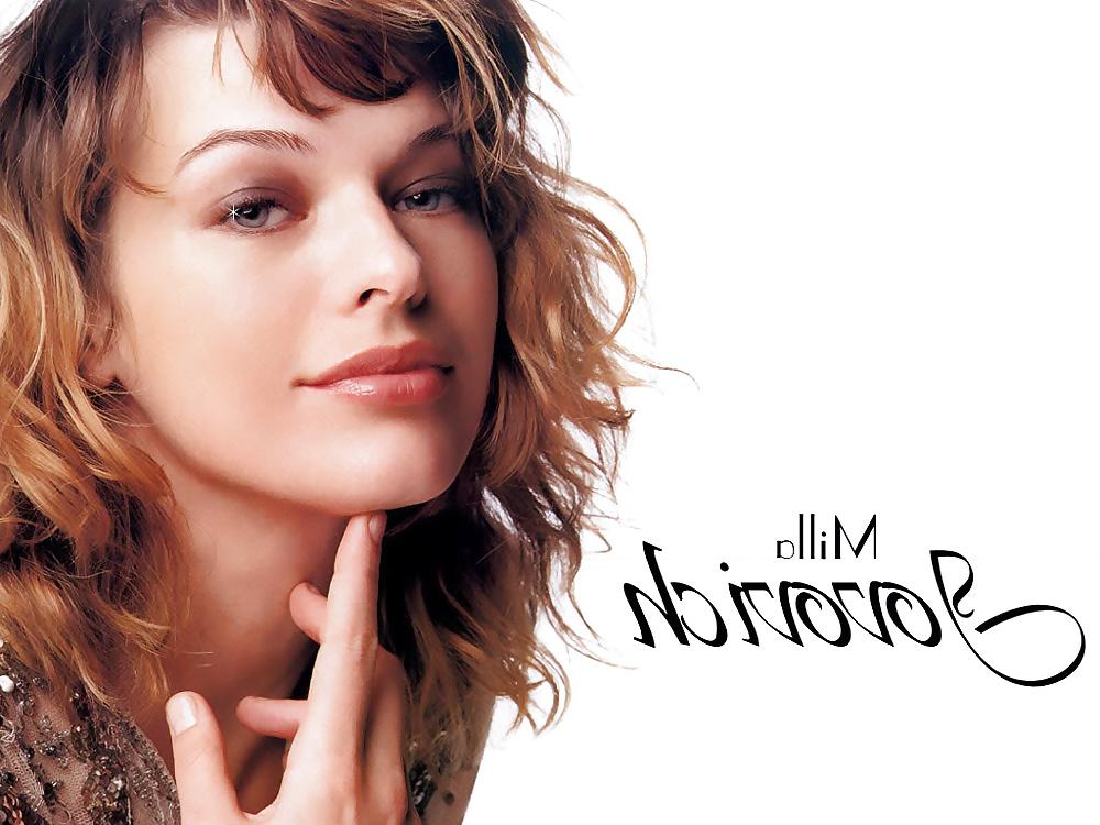 25P Milla Jovovich FACE to cum
