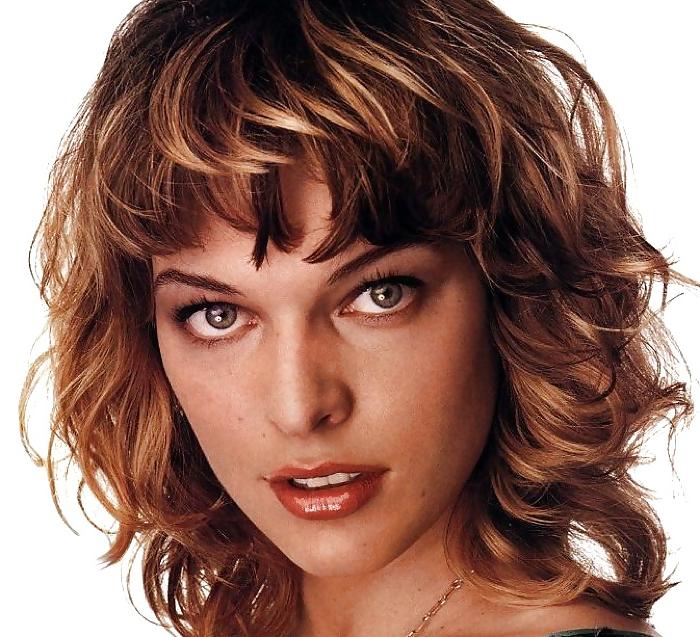 25P Milla Jovovich FACE to cum