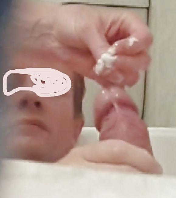 6P Handjob, blowjob in the bath, hidden cam