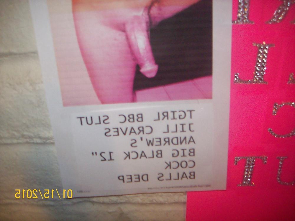 22P Tgirl BBC slut teases Andrew's BB12inchC rock hard