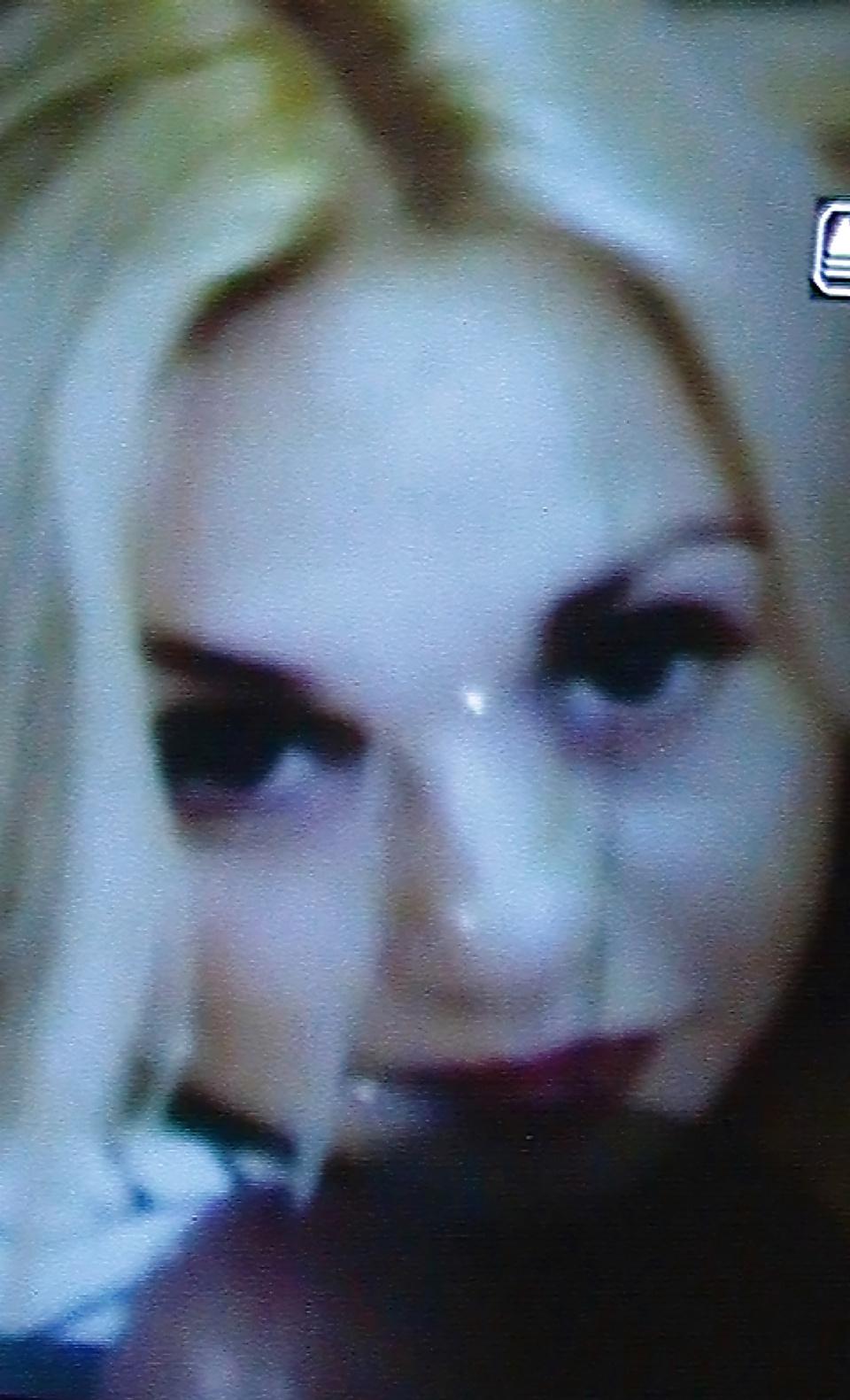 25P Cum on girlfriend blonde in black dress