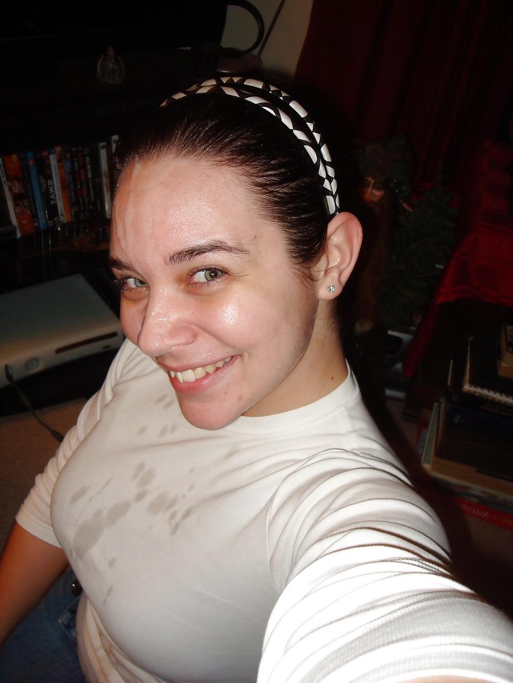 25P Brunettes Cum Faces