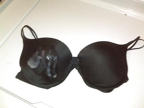 10P My big hot loads on bra's. Panties maybe? What do you think?