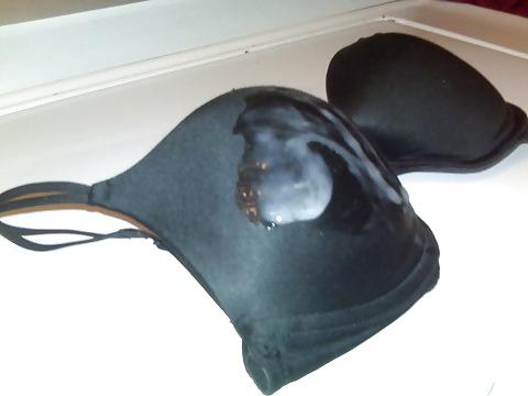 10P My big hot loads on bra's. Panties maybe? What do you think?