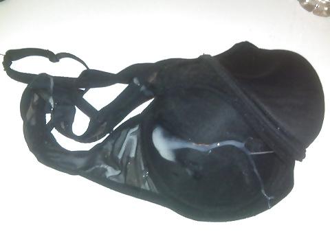 10P My big hot loads on bra's. Panties maybe? What do you think?