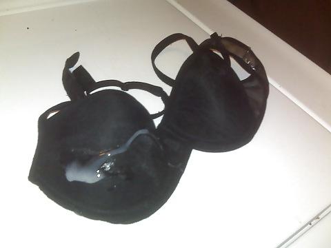 10P My big hot loads on bra's. Panties maybe? What do you think?