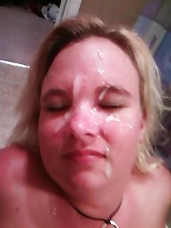 16P Wife cum and spit roast