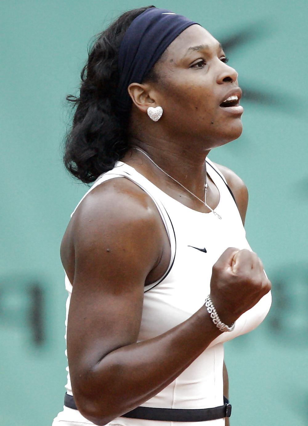 21P Beautiful Tennis Girl Serena by TROC