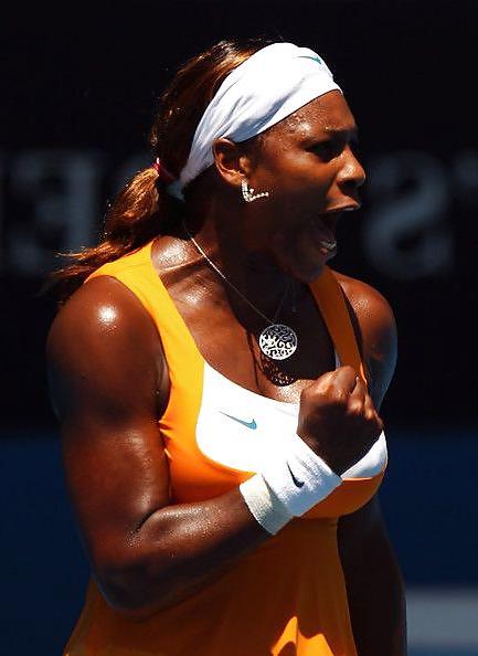 21P Beautiful Tennis Girl Serena by TROC