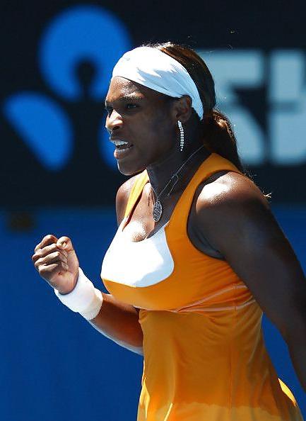 21P Beautiful Tennis Girl Serena by TROC