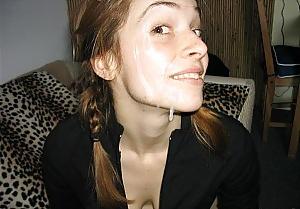 24P Sperma ins Gesicht