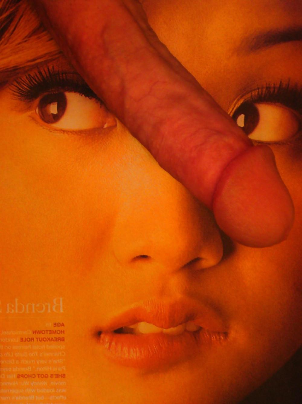 14P Cum on brenda song