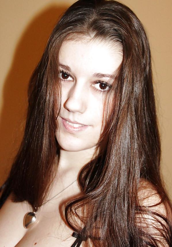 10P Pretty Brunette Tits #1