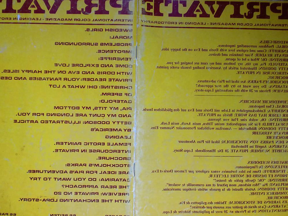16P Private Porno Magazin from 1971