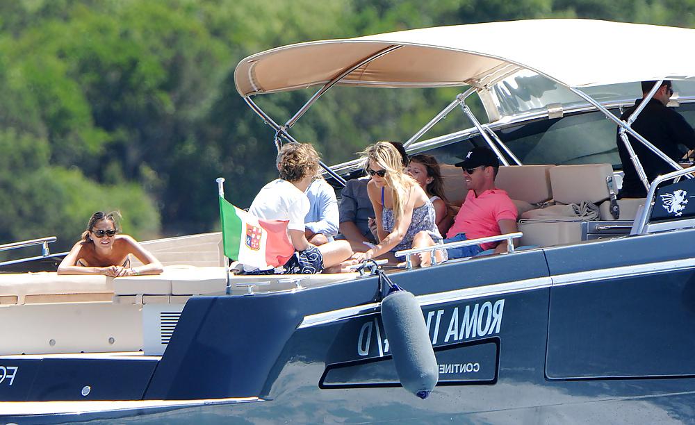 25P Bar Refaeli wearing a BIKINI in Porto Cervo Italy