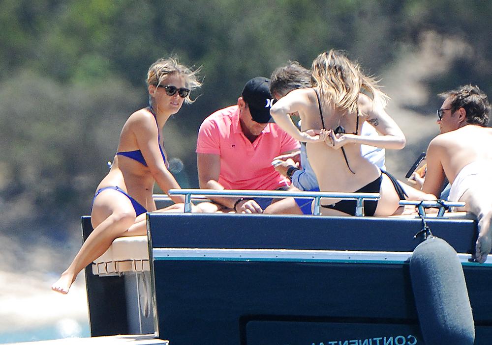 25P Bar Refaeli wearing a BIKINI in Porto Cervo Italy