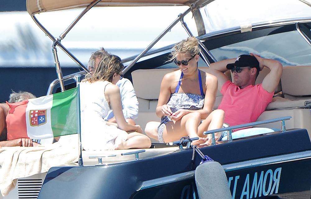 25P Bar Refaeli wearing a BIKINI in Porto Cervo Italy