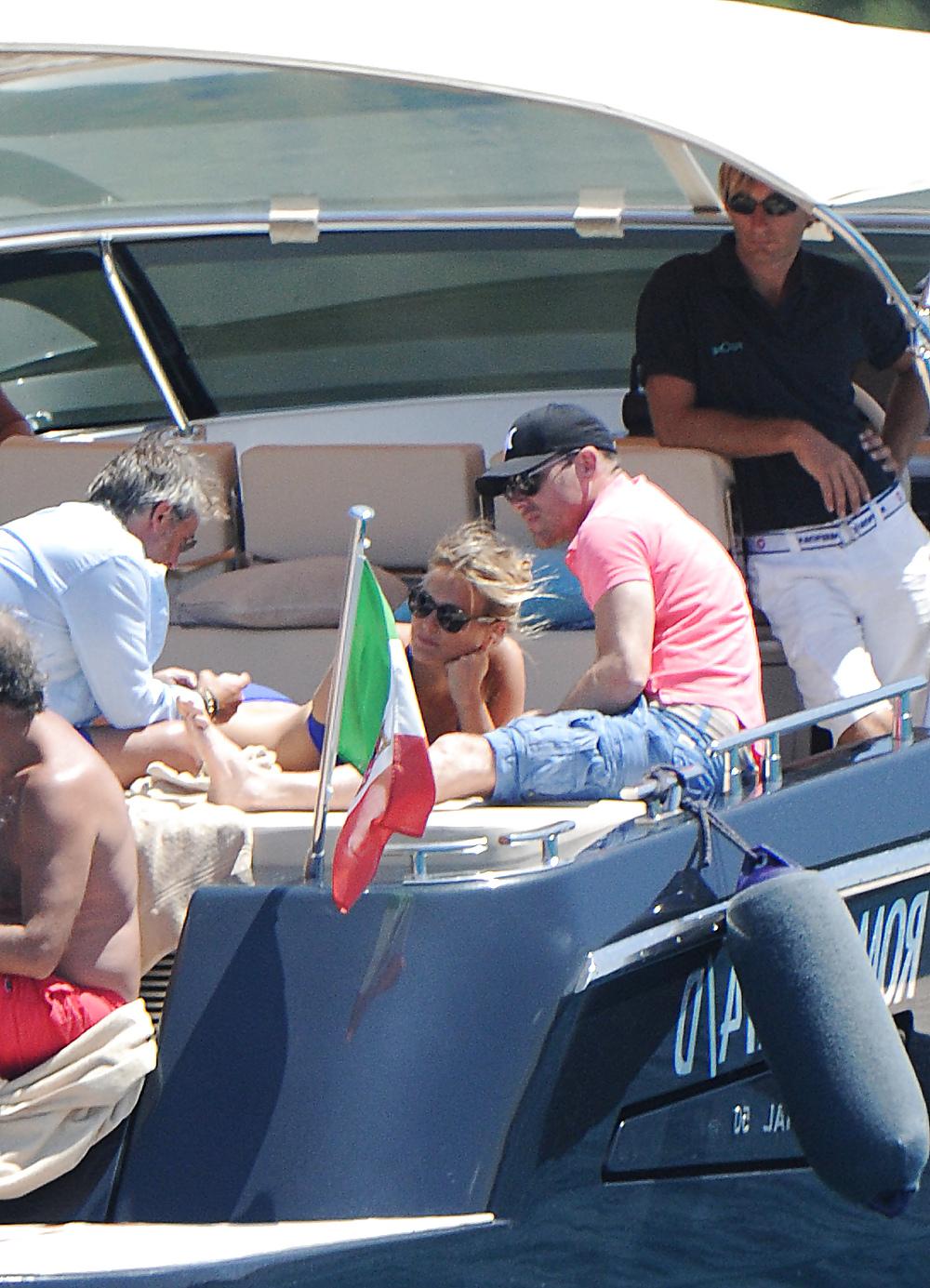 25P Bar Refaeli wearing a BIKINI in Porto Cervo Italy