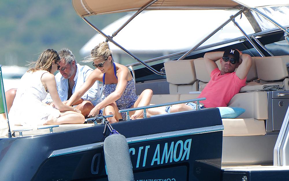 25P Bar Refaeli wearing a BIKINI in Porto Cervo Italy