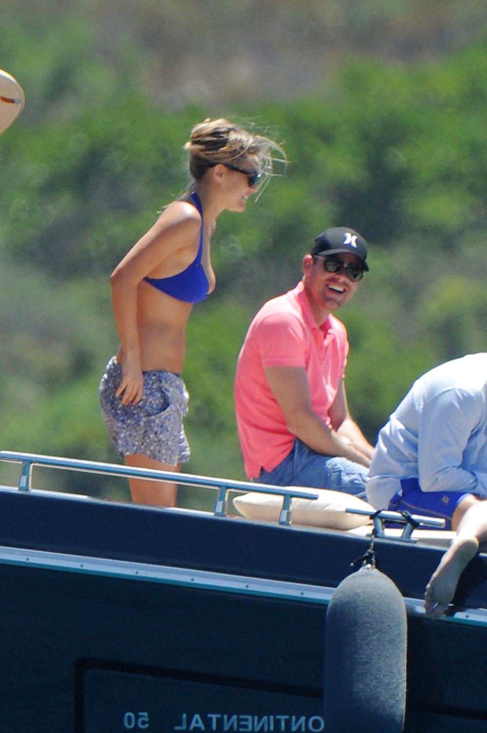 25P Bar Refaeli wearing a BIKINI in Porto Cervo Italy