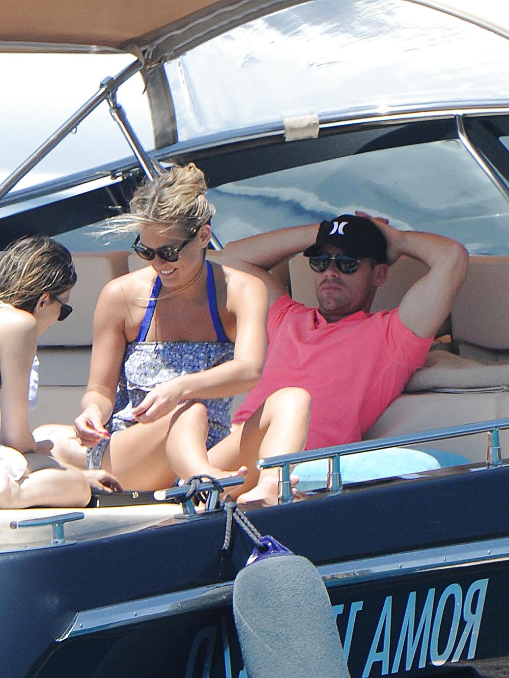 25P Bar Refaeli wearing a BIKINI in Porto Cervo Italy