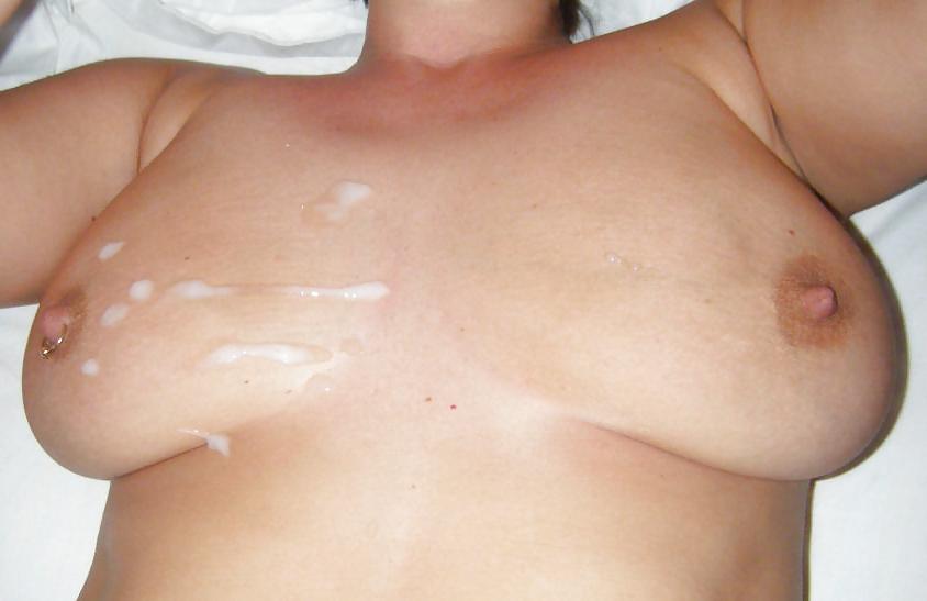 5P More cum on wifes tits