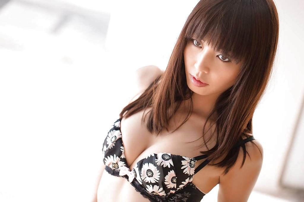 14P Asian babe Marica Hase shows her sweet small boobies and pussy