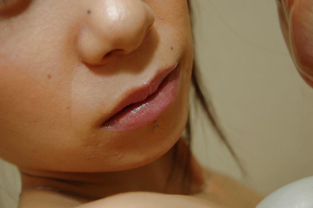 16P Asian teen Ayane Fukumori exposes her petite curves while taking shower