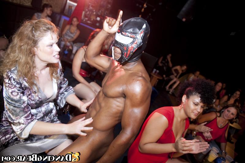 16P Interracial clothed party with wild fatties and sexy stripper