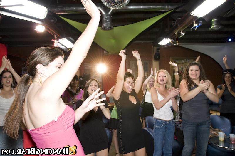 16P Sexy chicks getting cock crazy at the CFNM party with malestrippers