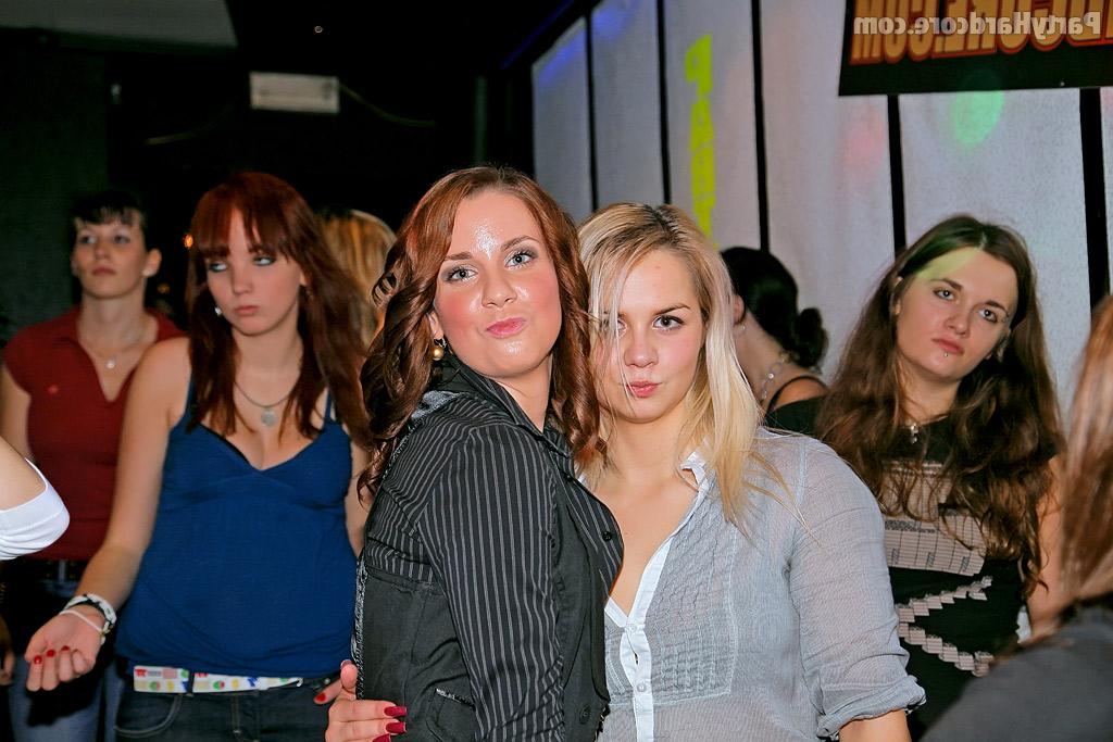 16P Lusty amateur gals going wild and stripping at the club party