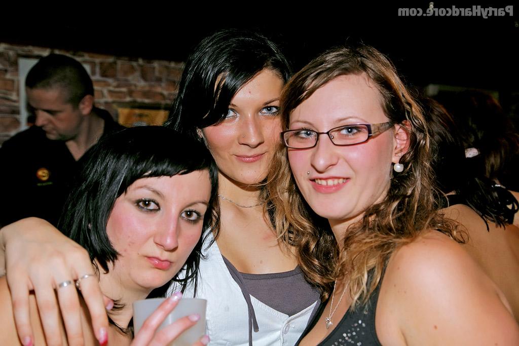 16P Lusty amateur gals going wild and stripping at the club party