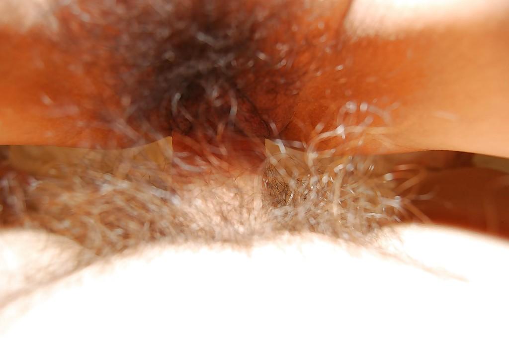 16P Chisa Yamaoka gives a sloppy blowjob and gets her hairy cunt shafted hard