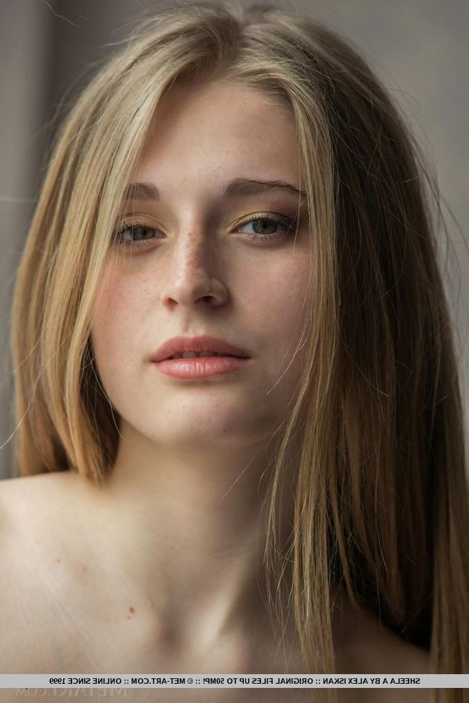 18P Gorgeous young honey with big tits Sheela A reveals her shaved muff