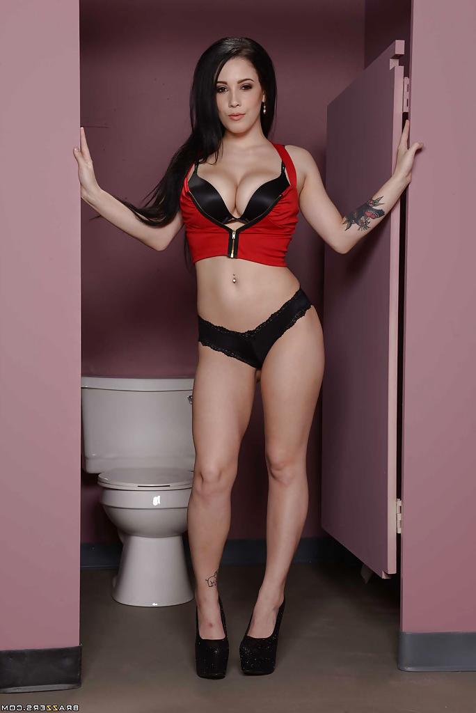 16P Young brunette beauty Noelle Easton undressing for spreading of teen pussy