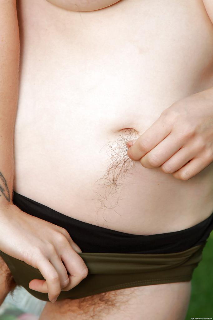 16P Mature redhead Velma with extremely hairy legs, pussy and armpits
