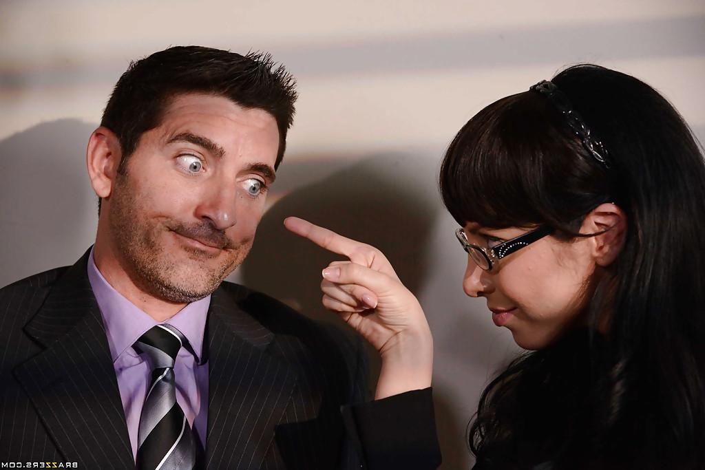 16P Naughty secretary Jessica Jaymes takes cumshot in mouth fate tit fuck