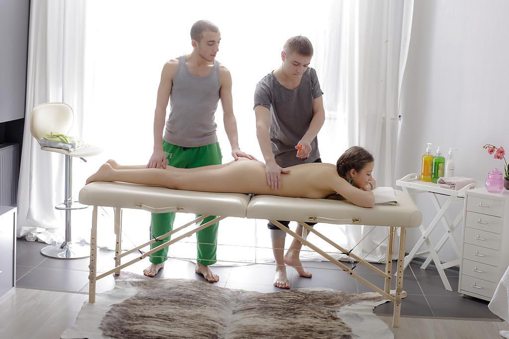 16P Sweet Magda E is getting an awesome massage and cocks in her holes