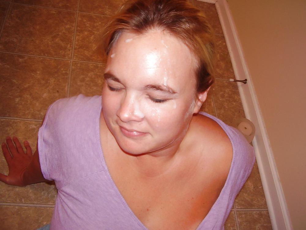 23P Cum facial and tits