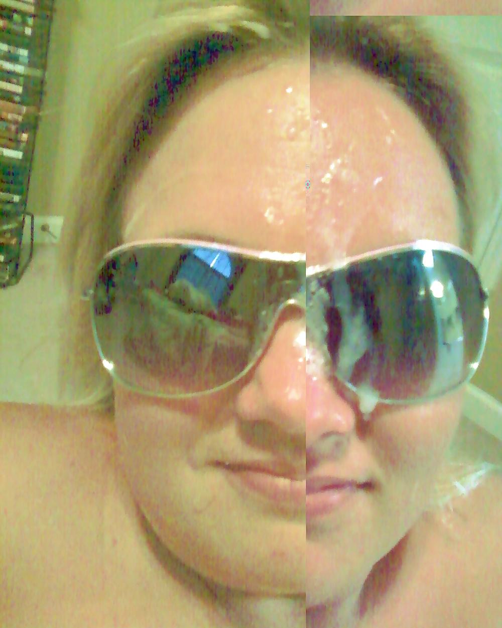 23P Cum facial and tits