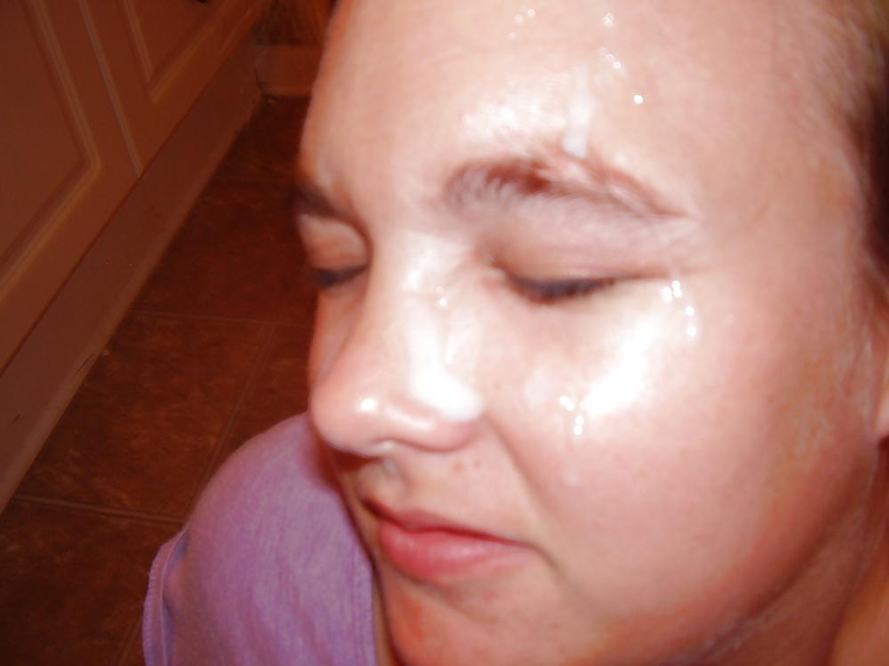 23P Cum facial and tits