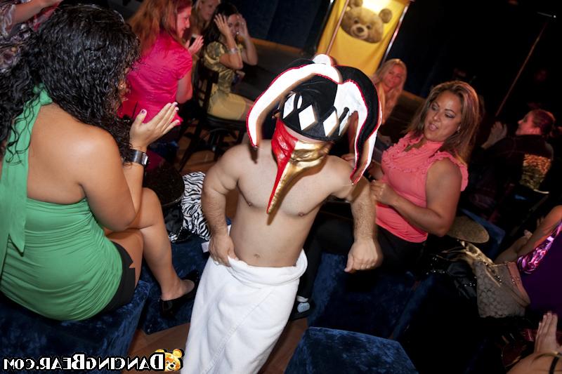 16P Clothed party with wild big tits babes doing blowjobs and handjobs