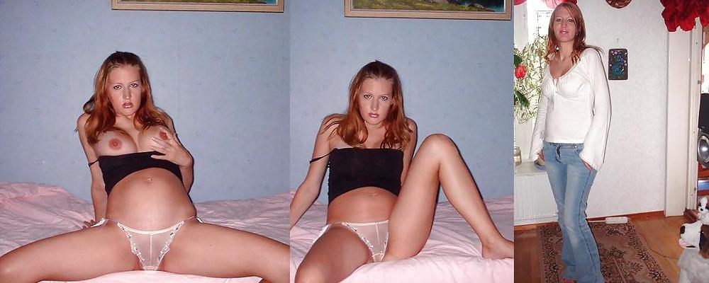 21P Pregnant Amateurs - Dressed & Undressed 3