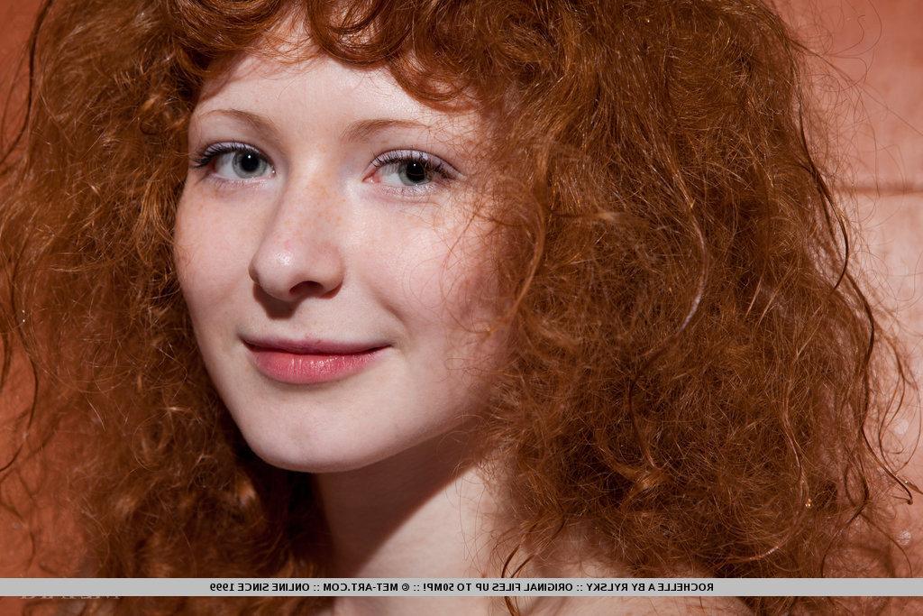 18P Cute ginger chick Rochelle A loves showing off her juicy cunt